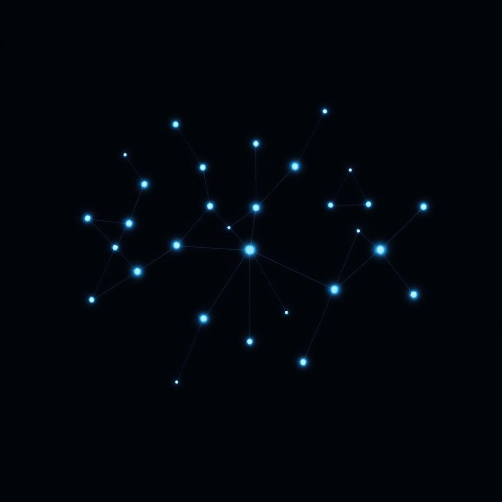 Abstract dark visual representing the Future Foundations website experience
